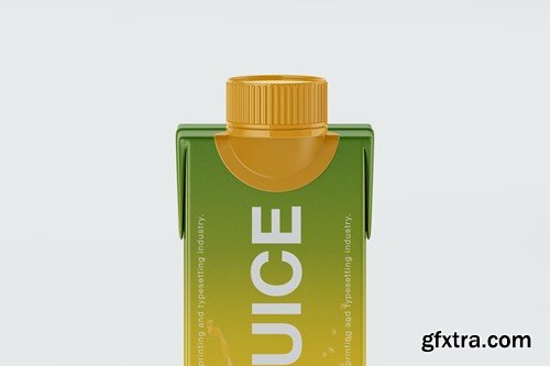 250ml Matte Juice Carton Package Mockup TN4GLVD 250ml Matte Juice Carton Package Mockup TN4GLVD
