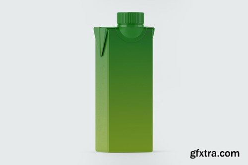 250ml Matte Juice Carton Package Mockup TN4GLVD 250ml Matte Juice Carton Package Mockup TN4GLVD