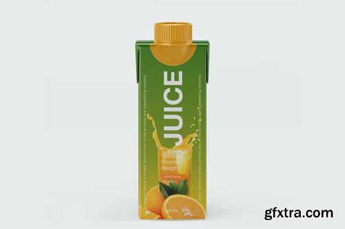 250ml Matte Juice Carton Package Mockup TN4GLVD 250ml Matte Juice Carton Package Mockup TN4GLVD