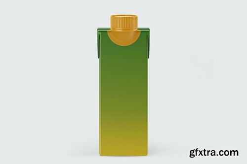 250ml Matte Juice Carton Package Mockup TN4GLVD 250ml Matte Juice Carton Package Mockup TN4GLVD
