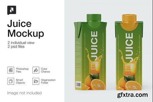 250ml Matte Juice Carton Package Mockup TN4GLVD 250ml Matte Juice Carton Package Mockup TN4GLVD