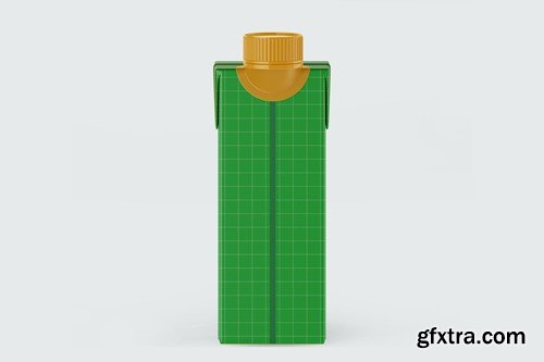 250ml Matte Juice Carton Package Mockup TN4GLVD 250ml Matte Juice Carton Package Mockup TN4GLVD