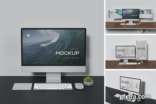 Desktop Monitor Mockup C3EBJWF Desktop Monitor Mockup C3EBJWF
