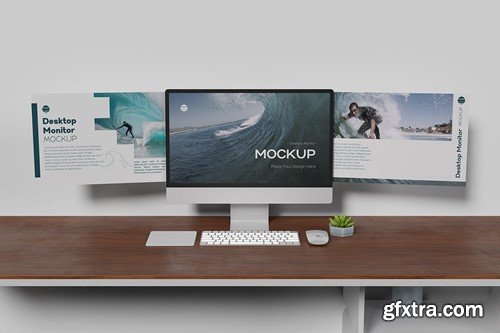Desktop Monitor Mockup C3EBJWF Desktop Monitor Mockup C3EBJWF