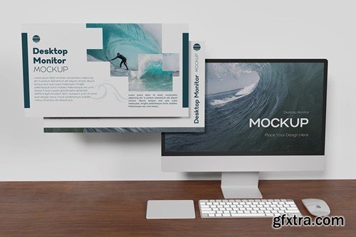 Desktop Monitor Mockup C3EBJWF Desktop Monitor Mockup C3EBJWF