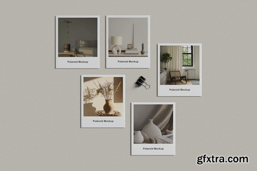 Polaroid Mockup BY2K5LV Polaroid Mockup BY2K5LV