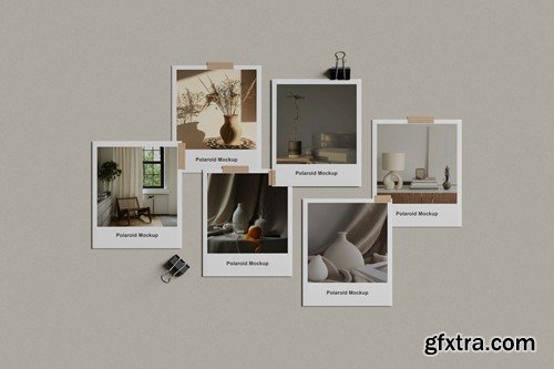 Polaroid Mockup BY2K5LV Polaroid Mockup BY2K5LV