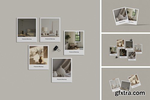 Polaroid Mockup BY2K5LV Polaroid Mockup BY2K5LV