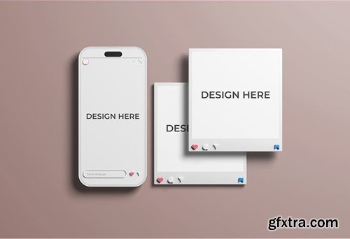 Mobile Screen Mockup for Advertising 8XA8VHK Mobile Screen Mockup for Advertising 8XA8VHK