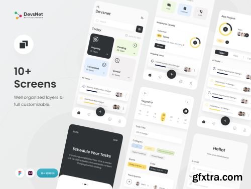 Task Management UI Kit Ui8.net