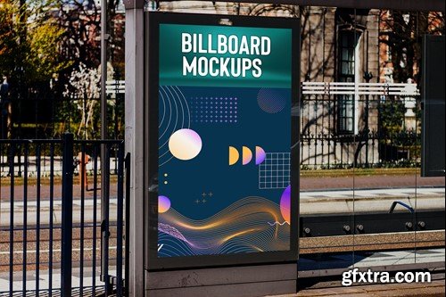 Billboard Mockup DU3N7WA Billboard Mockup DU3N7WA