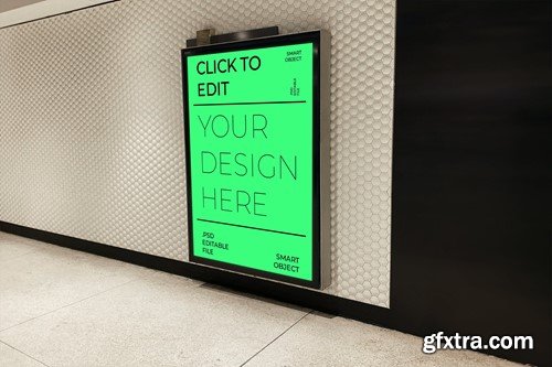 Signboard Screen Wall Mockup KXJBB23 Signboard Screen Wall Mockup KXJBB23