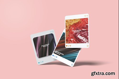 Floating Social Media Mockup 4U8GBFT Floating Social Media Mockup 4U8GBFT