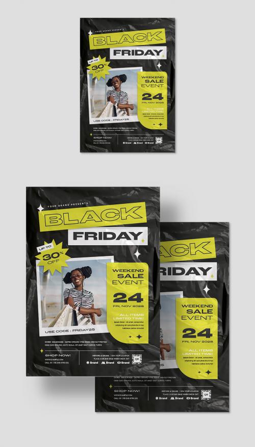 Black Friday Flyer Template 637171470