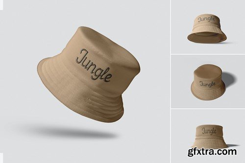 Cotton Bucket Hat Psd Mockups Set 2JQL38K Cotton Bucket Hat Psd Mockups Set 2JQL38K
