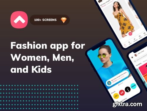 Button up fashion mobile app - UI kit Ui8.net