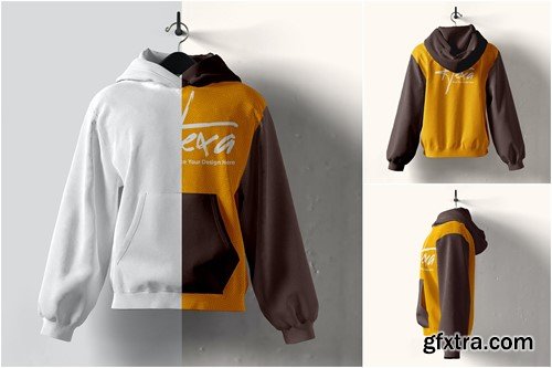 Realistic Hanging Hoodie Mockups Front and Back CM2TSGG Realistic Hanging Hoodie Mockups Front and Back CM2TSGG