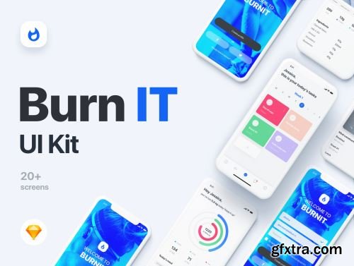 BURNIT UI Kit Ui8.net