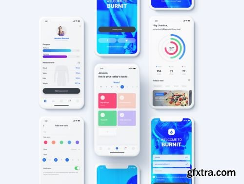 BURNIT UI Kit Ui8.net