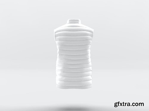 Realistic Sleeveless Down Jacket Psd Mockups HZSVL8F Realistic Sleeveless Down Jacket Psd Mockups HZSVL8F