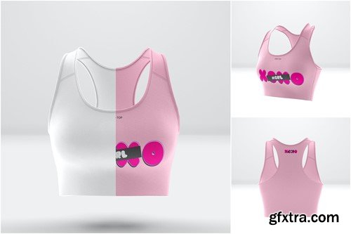 Female Crop Top Sportswear Psd Mockups KZTNNZU Female Crop Top Sportswear Psd Mockups KZTNNZU