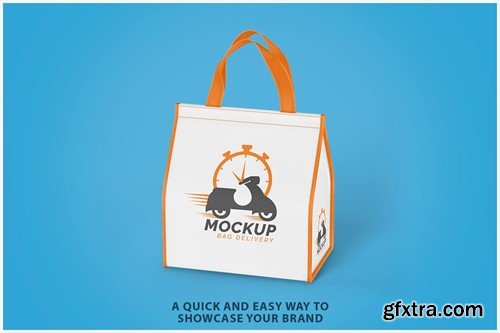 Delivery Bag Mockup XH59EJ5 Delivery Bag Mockup XH59EJ5