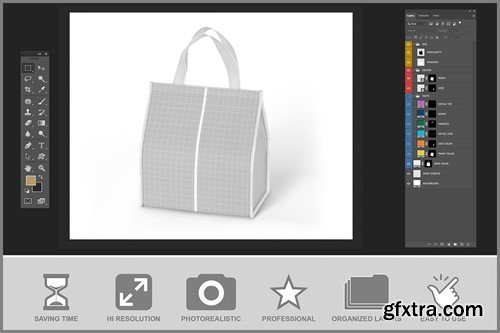 Delivery Bag Mockup XH59EJ5 Delivery Bag Mockup XH59EJ5