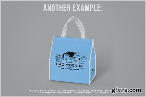 Delivery Bag Mockup XH59EJ5 Delivery Bag Mockup XH59EJ5
