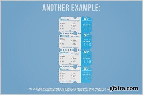 Ticket Mockup 36SZTXK Ticket Mockup 36SZTXK