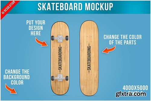 Skateboard Mockup S5Q5KAF Skateboard Mockup S5Q5KAF