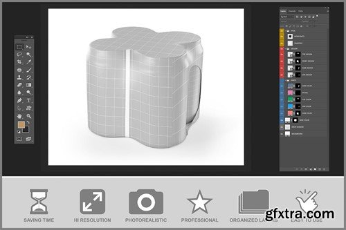 Can Pack Mockup W2PZQTK Can Pack Mockup W2PZQTK