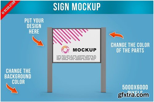 Sign Mockup QUWFHGT Sign Mockup QUWFHGT