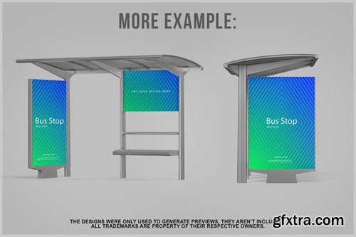 Bus Stop Mockup XPTY9DU Bus Stop Mockup XPTY9DU