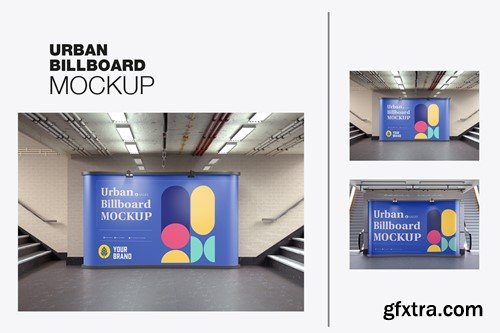 Subway Pop Up Billboard Advertisement Scene Mockup WLETVQL Subway Pop Up Billboard Advertisement Scene Mockup WLETVQL