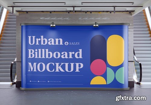 Subway Pop Up Billboard Advertisement Scene Mockup WLETVQL Subway Pop Up Billboard Advertisement Scene Mockup WLETVQL