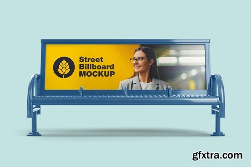 Set Metallic Bench Mockup 5Q9X2DP Set Metallic Bench Mockup 5Q9X2DP