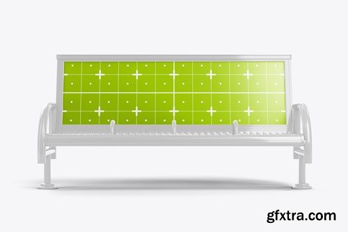 Set Metallic Bench Mockup 5Q9X2DP Set Metallic Bench Mockup 5Q9X2DP