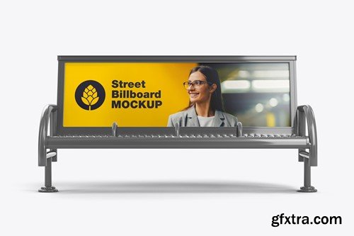 Set Metallic Bench Mockup 5Q9X2DP Set Metallic Bench Mockup 5Q9X2DP