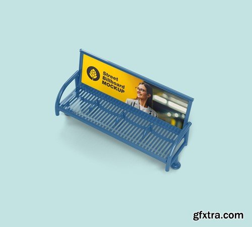 Set Metallic Bench Mockup 5Q9X2DP Set Metallic Bench Mockup 5Q9X2DP