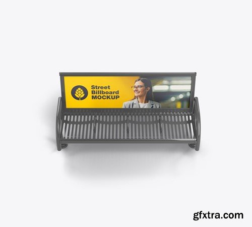 Set Metallic Bench Mockup 5Q9X2DP Set Metallic Bench Mockup 5Q9X2DP