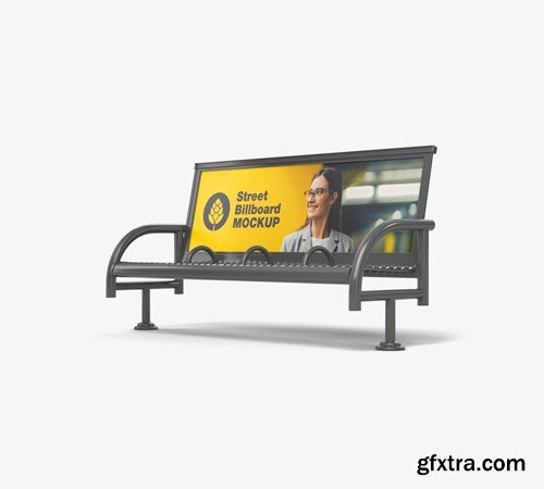 Set Metallic Bench Mockup 5Q9X2DP Set Metallic Bench Mockup 5Q9X2DP