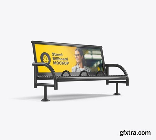 Set Metallic Bench Mockup 5Q9X2DP Set Metallic Bench Mockup 5Q9X2DP