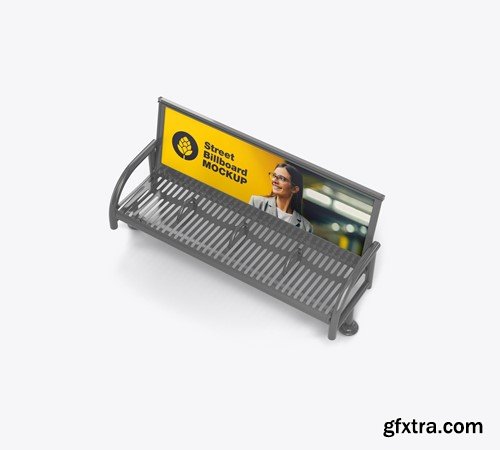 Set Metallic Bench Mockup 5Q9X2DP Set Metallic Bench Mockup 5Q9X2DP