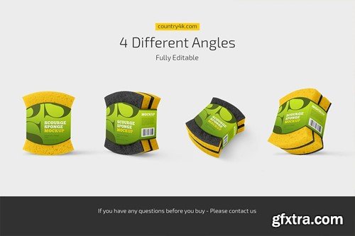 Scourge Sponge Mockup Set RLDQJ74 Scourge Sponge Mockup Set RLDQJ74
