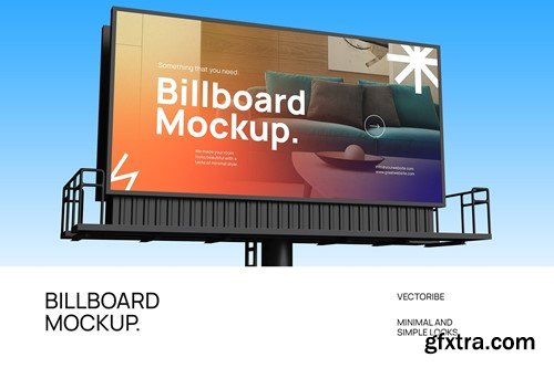 Billboard Mockup Low Angle View VJPCDP7 Billboard Mockup Low Angle View VJPCDP7