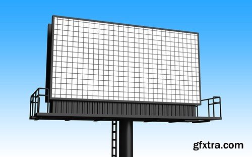 Billboard Mockup Low Angle View VJPCDP7 Billboard Mockup Low Angle View VJPCDP7
