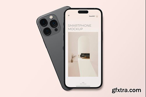 Smartphone Screen Mockup (R) AB2R5RM