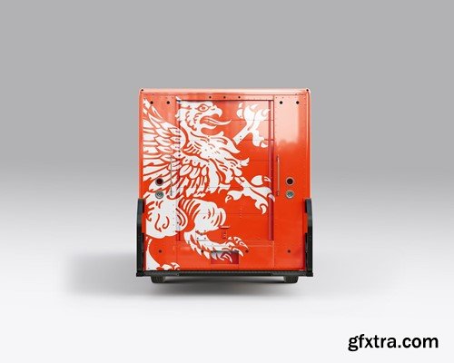 Pack Step Van Food Truck Mockup 25DAHHU Pack Step Van Food Truck Mockup 25DAHHU