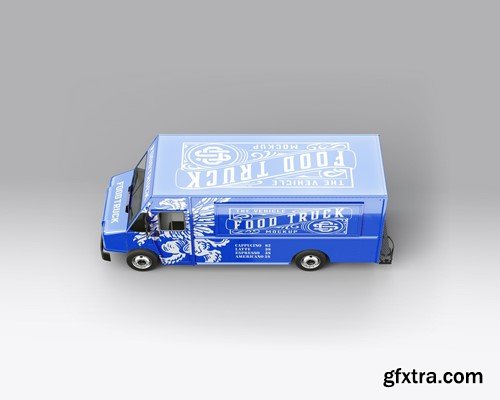 Pack Step Van Food Truck Mockup 25DAHHU Pack Step Van Food Truck Mockup 25DAHHU