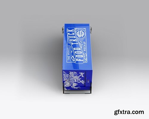 Pack Step Van Food Truck Mockup 25DAHHU Pack Step Van Food Truck Mockup 25DAHHU